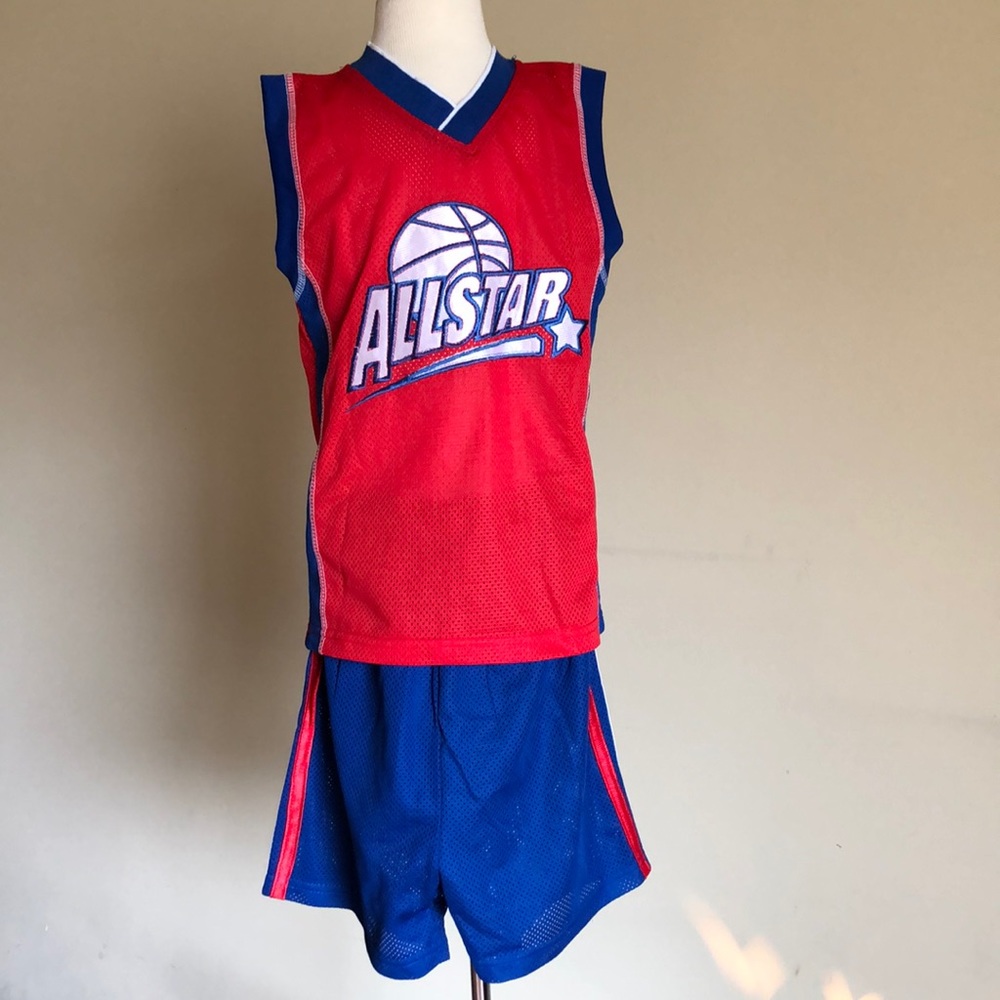 Boys Sz 4 Matching 2 Piece Basketball outfit NWOT